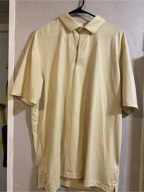 Greg Norman Collection Men's Polo - Light Yellow